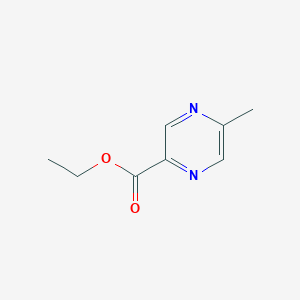 Ethyl 5-methylpyrazine-2-carboxylate chemical structure (CAS 41110-34-3)
