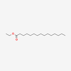 Ethyl pentadecanoate chemical structure (CAS 41114-00-5)