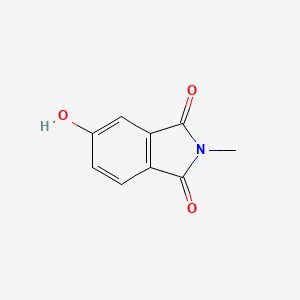 5-Hydroxy-2-methylisoindoline-1,3-dione chemical structure (CAS 4112-65-6)