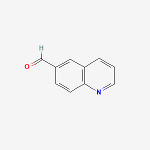 6-Quinolinecarboxaldehyde chemical structure (CAS 4113-04-6)