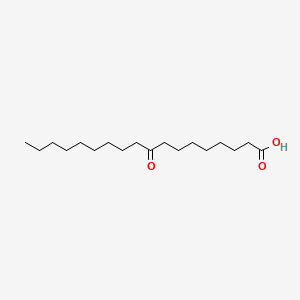 9-Oxooctadecanoic acid chemical structure (CAS 4114-74-3)