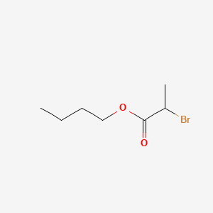 Butyl 2-bromopropanoate chemical structure (CAS 41145-84-0)
