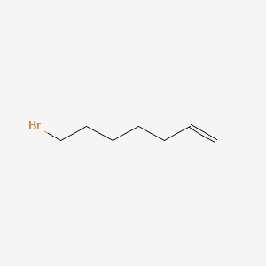 7-Bromo-1-heptene chemical structure (CAS 4117-09-3)