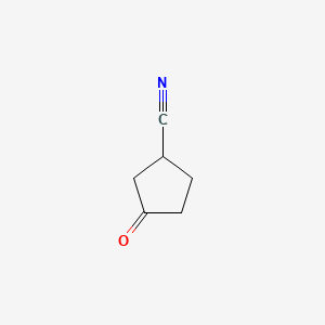 3-Oxocyclopentanecarbonitrile chemical structure (CAS 41171-91-9)