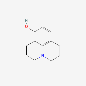 1,2,3,5,6,7-Hexahydropyrido[3,2,1-ij]quinolin-8-ol chemical structure (CAS 41175-50-2)