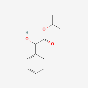 Isopropyl 2-hydroxy-2-phenylacetate chemical structure (CAS 4118-51-8)