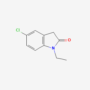 5-Chloro-1-ethylindolin-2-one chemical structure (CAS 41192-34-1)