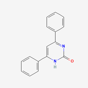 4,6-Diphenylpyrimidin-2-ol chemical structure (CAS 4120-05-2)
