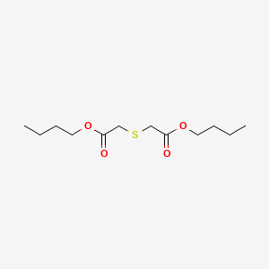 Dibutyl 2,2'-thiodiacetate chemical structure (CAS 4121-12-4)