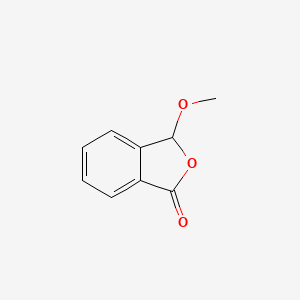 3-Methoxyisobenzofuran-1(3H)-one chemical structure (CAS 4122-57-0)