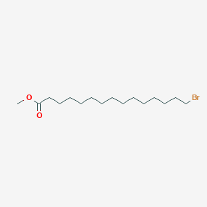 Methyl 15-bromopentadecanoate chemical structure (CAS 41240-56-6)