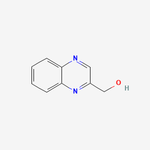 Quinoxalin-2-ylmethanol chemical structure (CAS 41242-94-8)