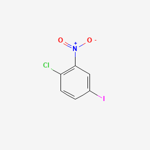 1-Chloro-4-iodo-2-nitrobenzene chemical structure (CAS 41252-95-3)