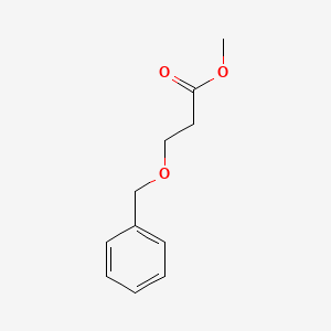 Methyl 3-(benzyloxy)propanoate chemical structure (CAS 4126-60-7)