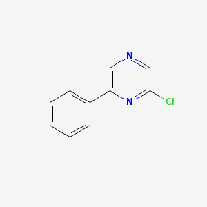 2-Chloro-6-phenylpyrazine chemical structure (CAS 41270-62-6)