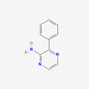 3-Phenylpyrazin-2-amine chemical structure (CAS 41270-67-1)