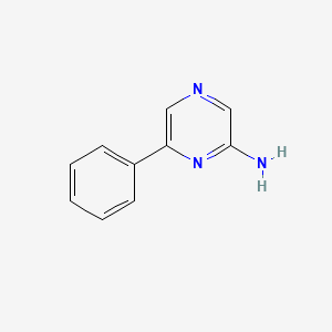 6-Phenylpyrazin-2-amine chemical structure (CAS 41270-69-3)