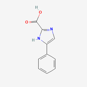 5-Phenyl-1H-imidazole-2-carboxylic acid chemical structure (CAS 41270-74-0)