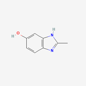 2-Methyl-1H-benzo[d]imidazol-5-ol chemical structure (CAS 41292-66-4)