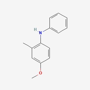 4-Methoxy-2-methyldiphenylamine chemical structure (CAS 41317-15-1)