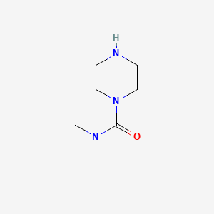 N,N-Dimethylpiperazine-1-carboxamide chemical structure (CAS 41340-78-7)