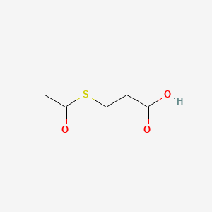 3-(Acetylthio)propanoic acid chemical structure (CAS 41345-70-4)
