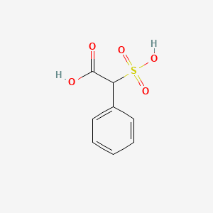 2-Phenyl-2-sulfoacetic acid chemical structure (CAS 41360-32-1)