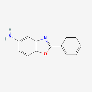 2-Phenylbenzo[d]oxazol-5-amine chemical structure (CAS 41373-37-9)