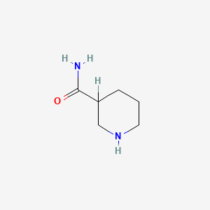Piperidine-3-carboxamide chemical structure (CAS 4138-26-5)