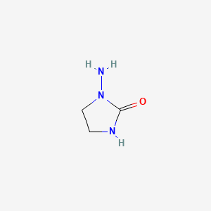 1-Aminoimidazolidin-2-one chemical structure (CAS 41401-76-7)