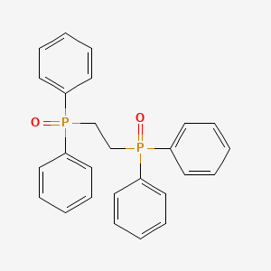 Ethane-1,2-diylbis(diphenylphosphine oxide) chemical structure (CAS 4141-50-8)