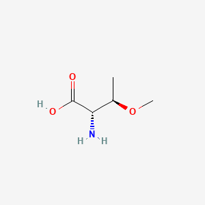 (2S,3R)-2-Amino-3-methoxybutanoic acid chemical structure (CAS 4144-02-9)