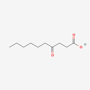 4-Oxodecanoic acid chemical structure (CAS 4144-54-1)