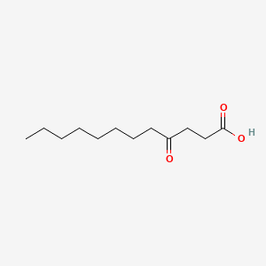 4-Oxododecanoic acid chemical structure (CAS 4144-55-2)