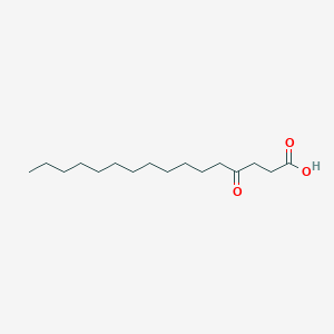 4-Oxohexadecanoic acid chemical structure (CAS 4144-56-3)