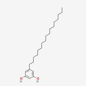 5-Heptadecylbenzene-1,3-diol chemical structure (CAS 41442-57-3)