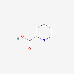 (S)-1-Methylpiperidine-2-carboxylic acid chemical structure (CAS 41447-18-1)