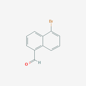 5-Bromo-1-naphthaldehyde chemical structure (CAS 41498-06-0)