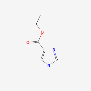 Ethyl 1-methylimidazole-4-carboxylate chemical structure (CAS 41507-56-6)