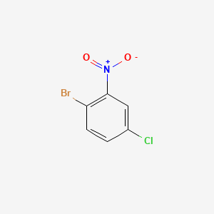 1-Bromo-4-chloro-2-nitrobenzene chemical structure (CAS 41513-04-6)