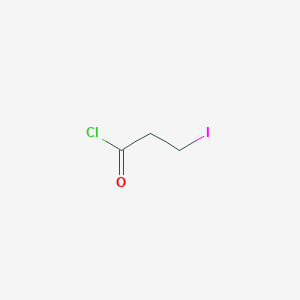 3-Iodopropanoyl chloride chemical structure (CAS 41518-22-3)