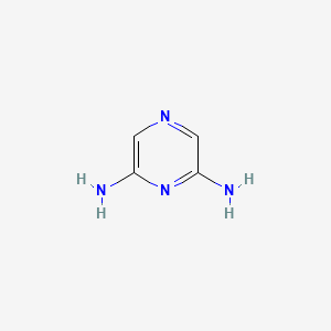 2,6-Diaminopyrazine chemical structure (CAS 41536-80-5)