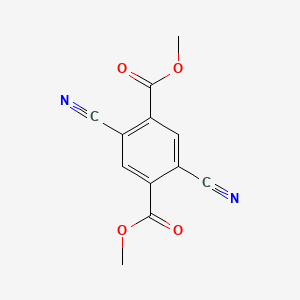 Dimethyl 2,5-dicyanoterephthalate chemical structure (CAS 41573-40-4)