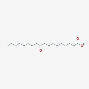 10-Oxooctadecanoic acid chemical structure (CAS 4158-12-7)