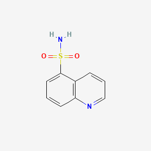 Quinoline-5-sulfonamide chemical structure (CAS 415913-05-2)