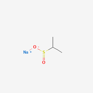 Sodium propane-2-sulfinate chemical structure (CAS 4160-19-4)