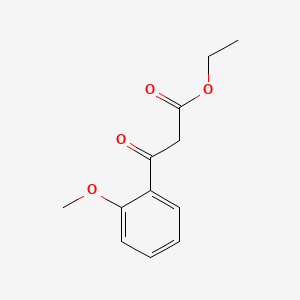 Ethyl (2-methyoxybenzoyl)acetate chemical structure (CAS 41607-95-8)