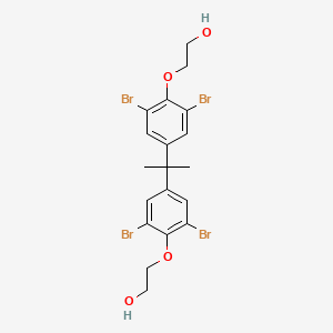 4,4-Isopropylidenebis[2-(2,6-dibromophenoxy)ethanol](Flakes or Chunks) chemical structure (CAS 4162-45-2)