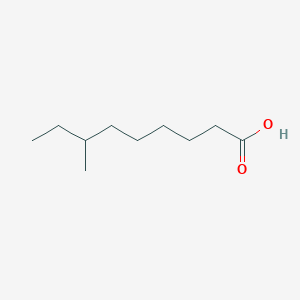 7-Methylnonanoic acid chemical structure (CAS 41653-89-8)