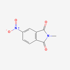 2-Methyl-5-nitroisoindoline-1,3-dione chemical structure (CAS 41663-84-7)